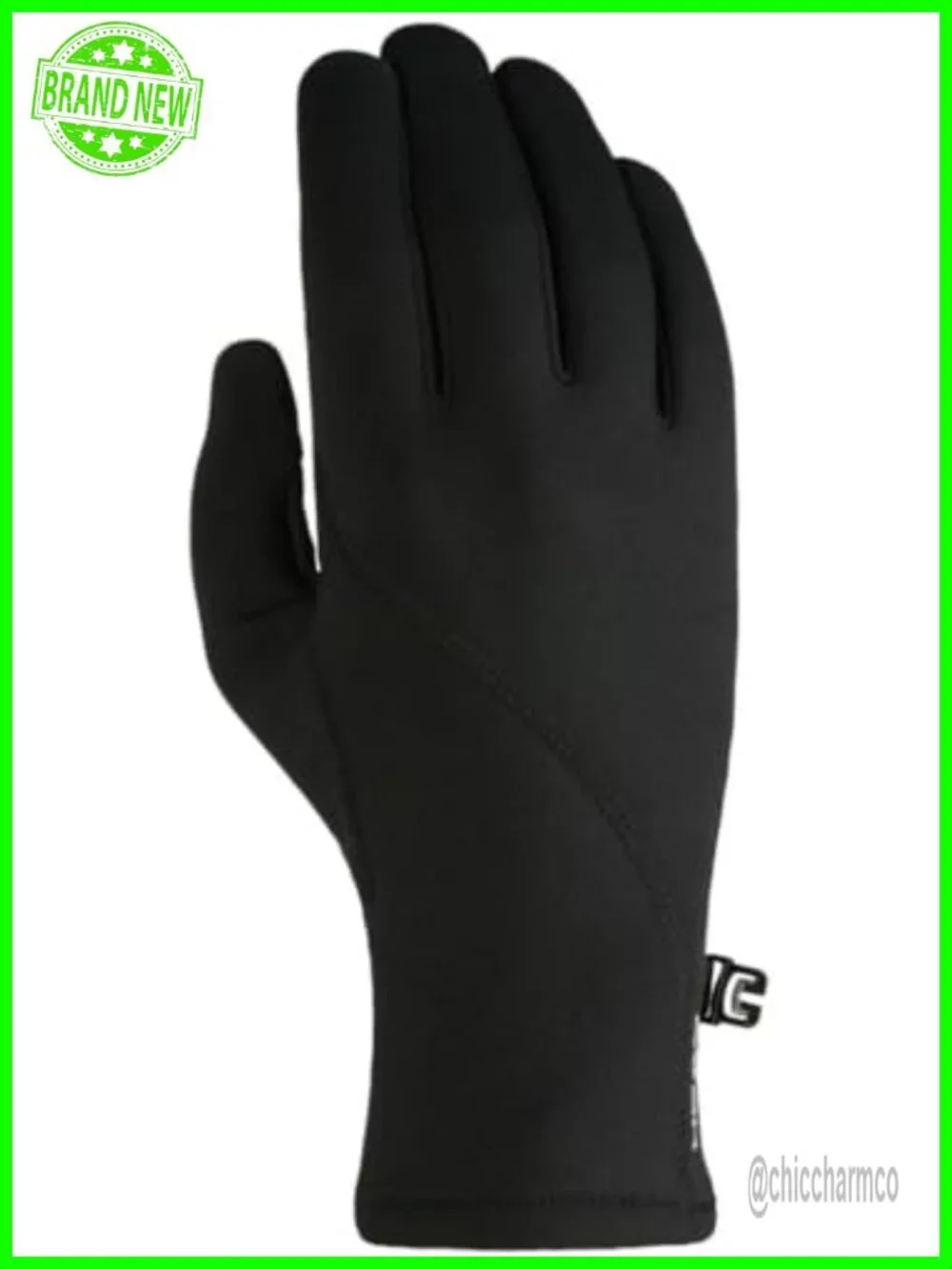 High Grip Silicone Palm Running Gloves - Ultrafit Stretch Fleece
